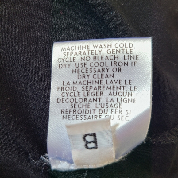 2X EILEEN FISHER Black Short Sleeve Tunic - Picture 9 of 9